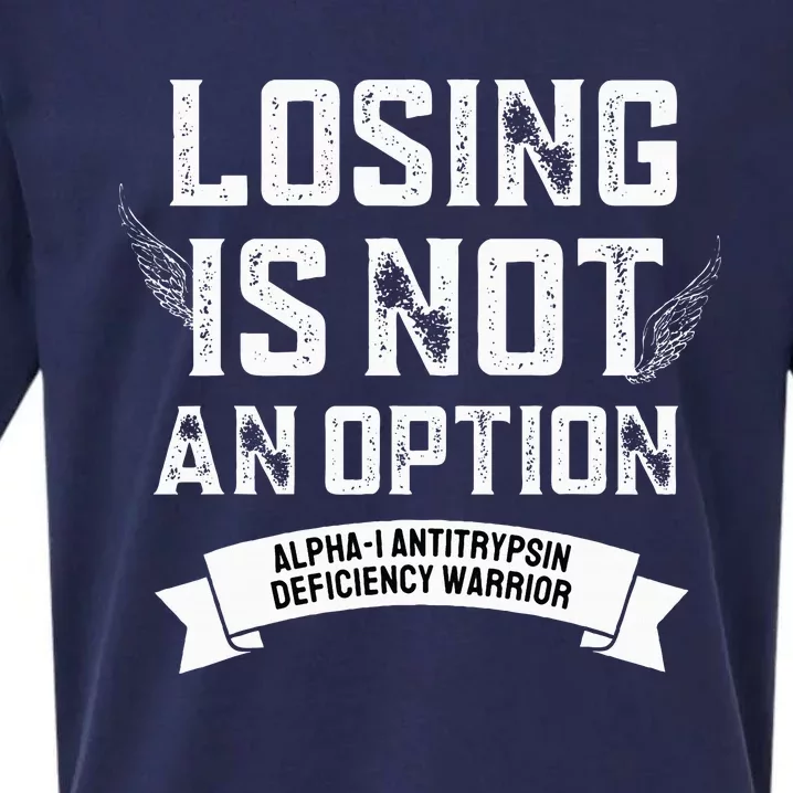 Losing Not Option Alpha1 Antitrypsin Deficiency Sueded Cloud Jersey T-Shirt