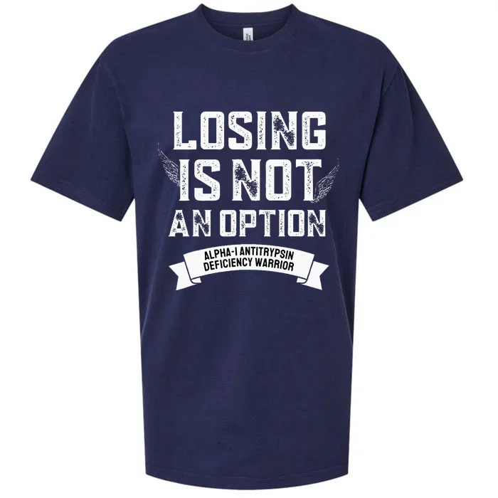 Losing Not Option Alpha1 Antitrypsin Deficiency Sueded Cloud Jersey T-Shirt