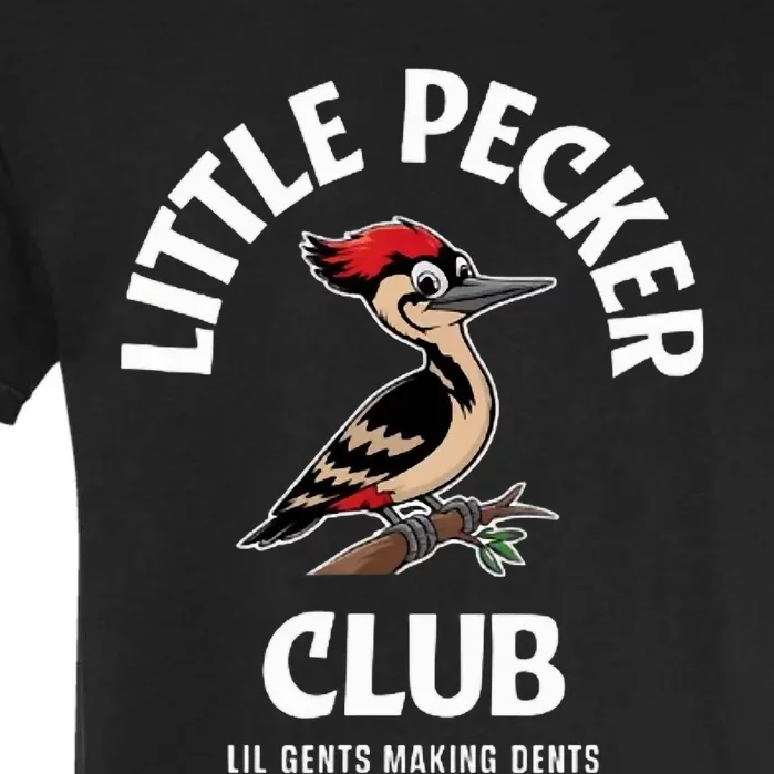 Little Nature Pecker Club Funny Woodpecker Garment-Dyed Heavyweight T-Shirt