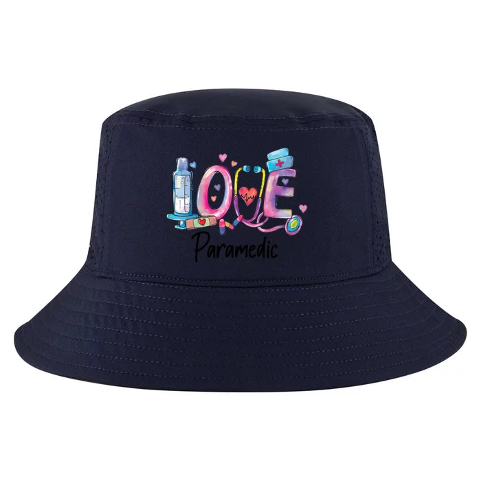 Love Nurse Paramedic Gift Cool Comfort Performance Bucket Hat