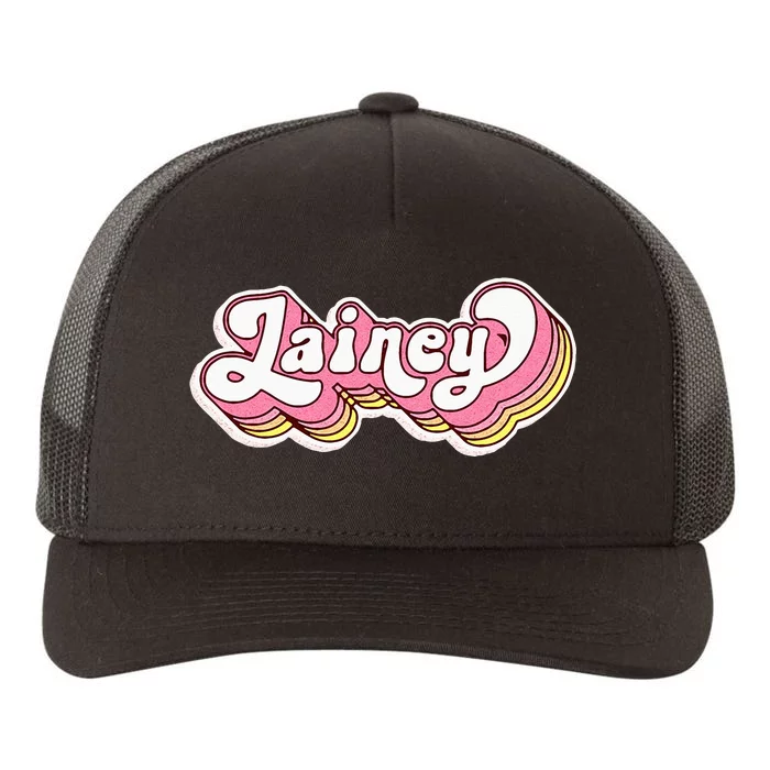 Lainey Name Personalized First Name Surname Yupoong Adult 5-Panel Trucker Hat