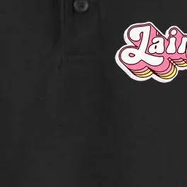 Lainey Name Personalized First Name Surname Dry Zone Grid Performance Polo