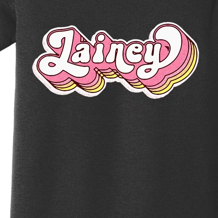 Lainey Name Personalized First Name Surname Baby Bodysuit