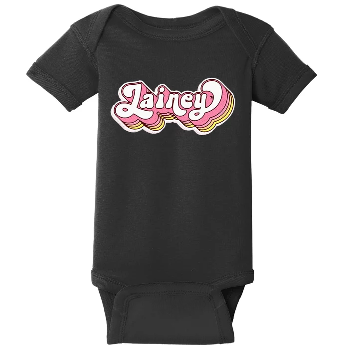 Lainey Name Personalized First Name Surname Baby Bodysuit