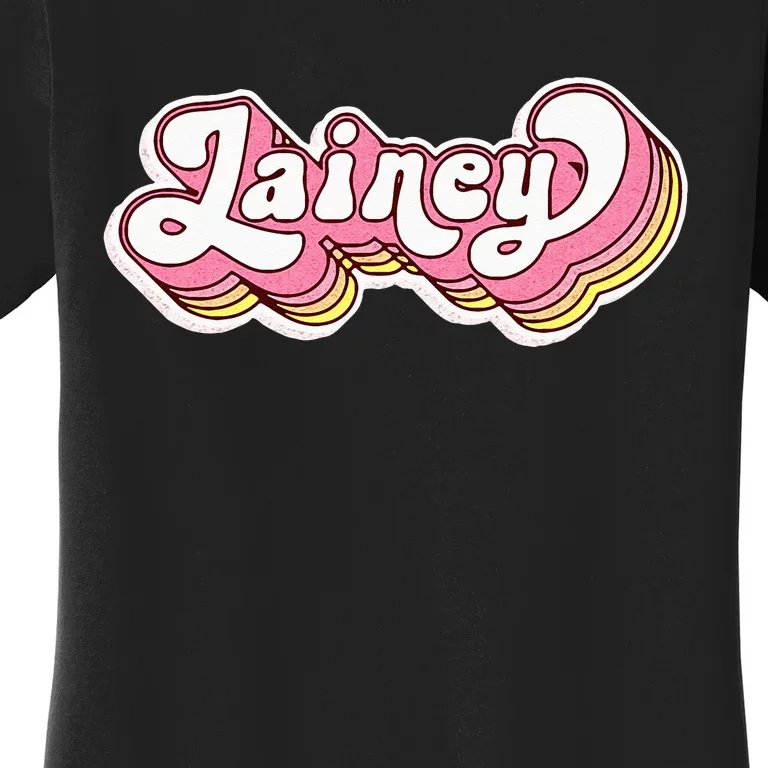 Lainey Name Personalized First Name Surname Women's T-Shirt