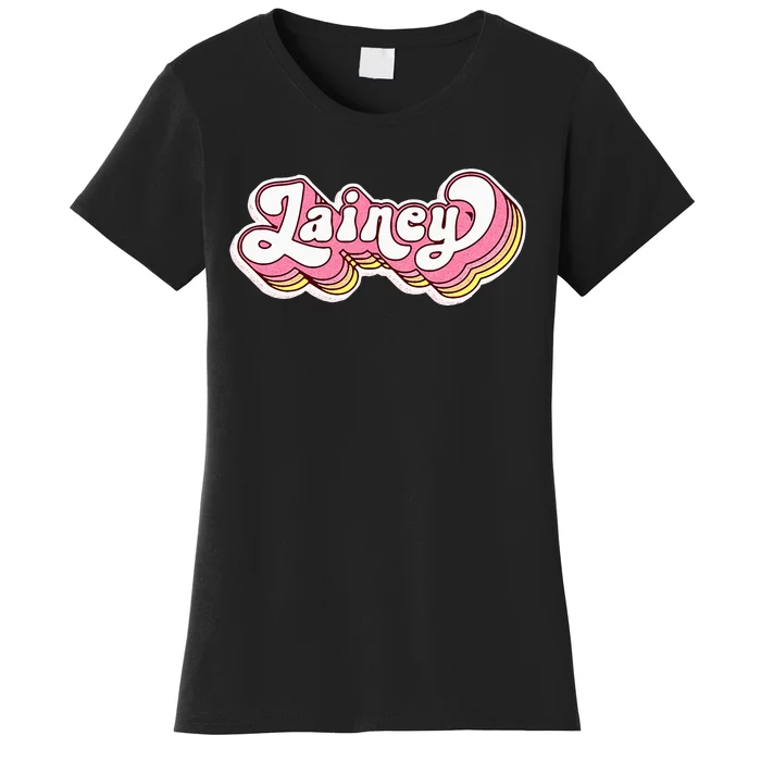 Lainey Name Personalized First Name Surname Women's T-Shirt