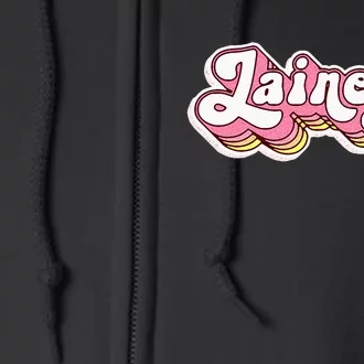 Lainey Name Personalized First Name Surname Full Zip Hoodie