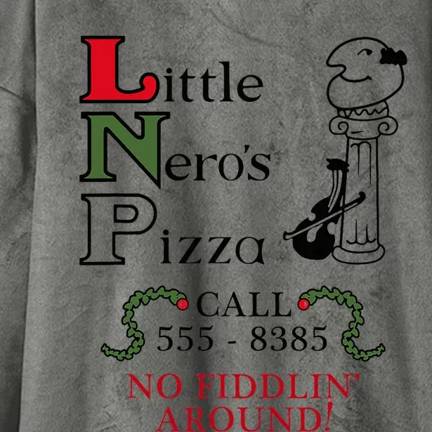 Little NeroS Pizza Hooded Wearable Blanket