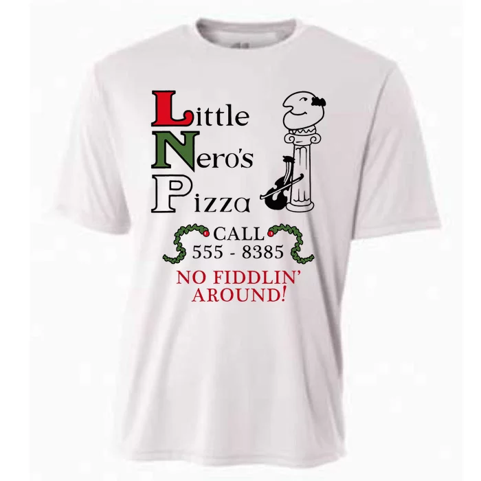 Little NeroS Pizza Cooling Performance Crew T-Shirt