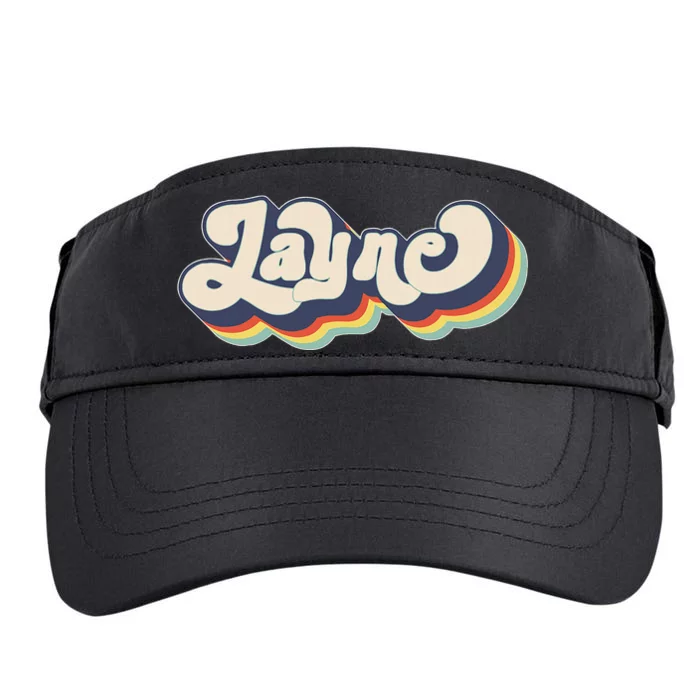 Layne Name Personalized Surname First Name Layne Adult Drive Performance Visor