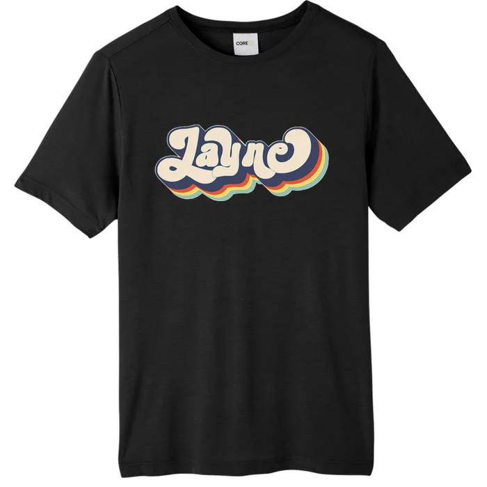 Layne Name Personalized Surname First Name Layne ChromaSoft Performance T-Shirt