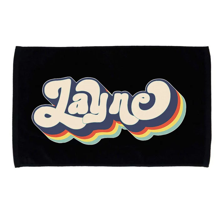 Layne Name Personalized Surname First Name Layne Microfiber Hand Towel