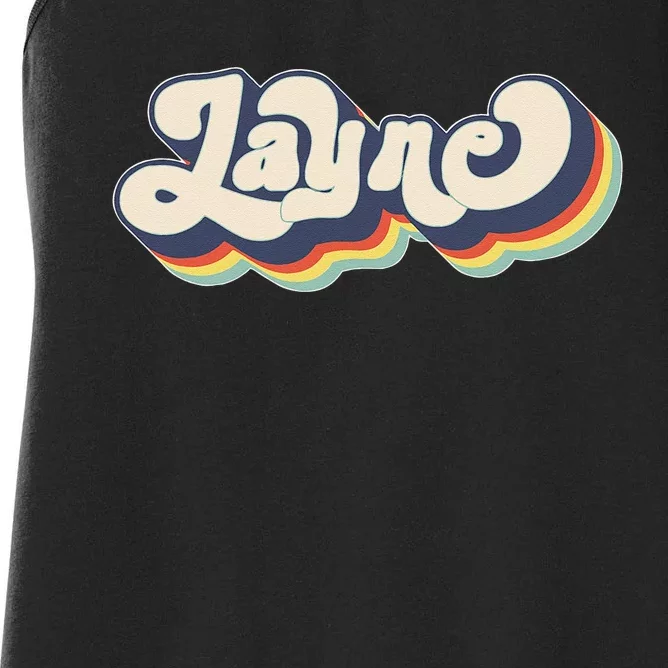 Layne Name Personalized Surname First Name Layne Women's Racerback Tank