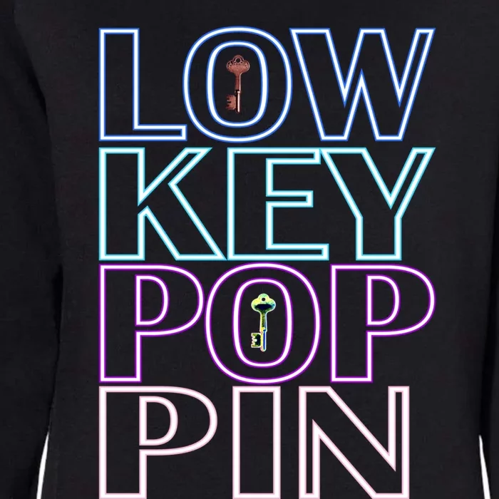 Lowkey Neon Poppin Gift Womens California Wash Sweatshirt