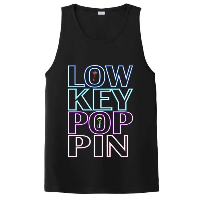 Lowkey Neon Poppin Gift Performance Tank