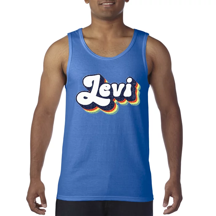 Levi Name Personalized Surname Tank Top