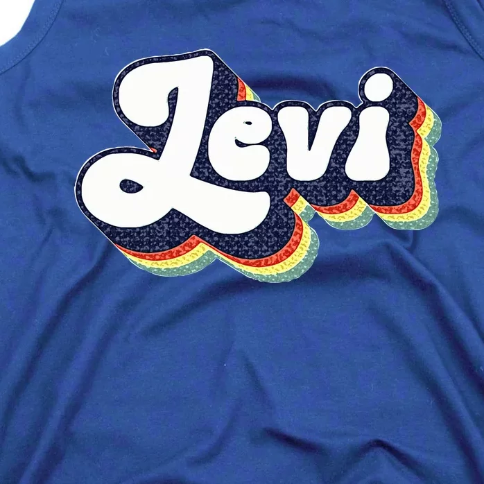 Levi Name Personalized Surname Tank Top