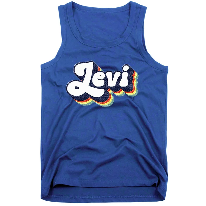 Levi Name Personalized Surname Tank Top