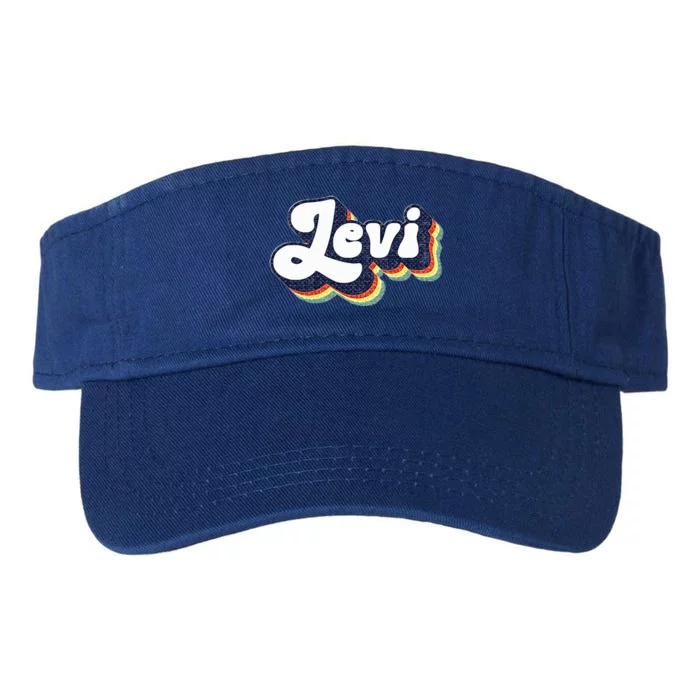 Levi Name Personalized Surname Valucap Bio-Washed Visor