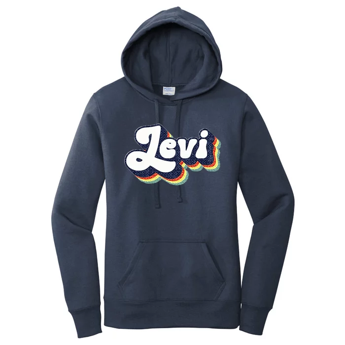 Levi Name Personalized Surname Women's Pullover Hoodie