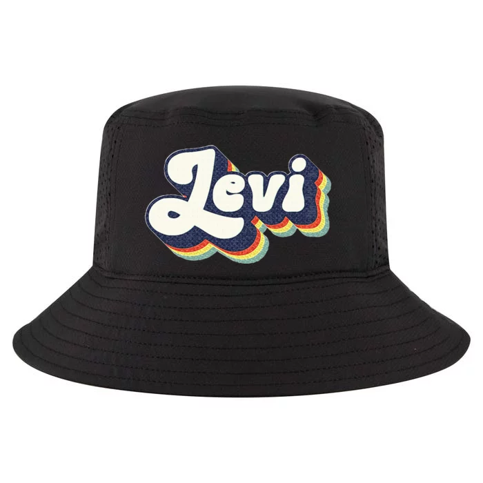 Levi Name Personalized Surname First Name Levi Cool Comfort Performance Bucket Hat