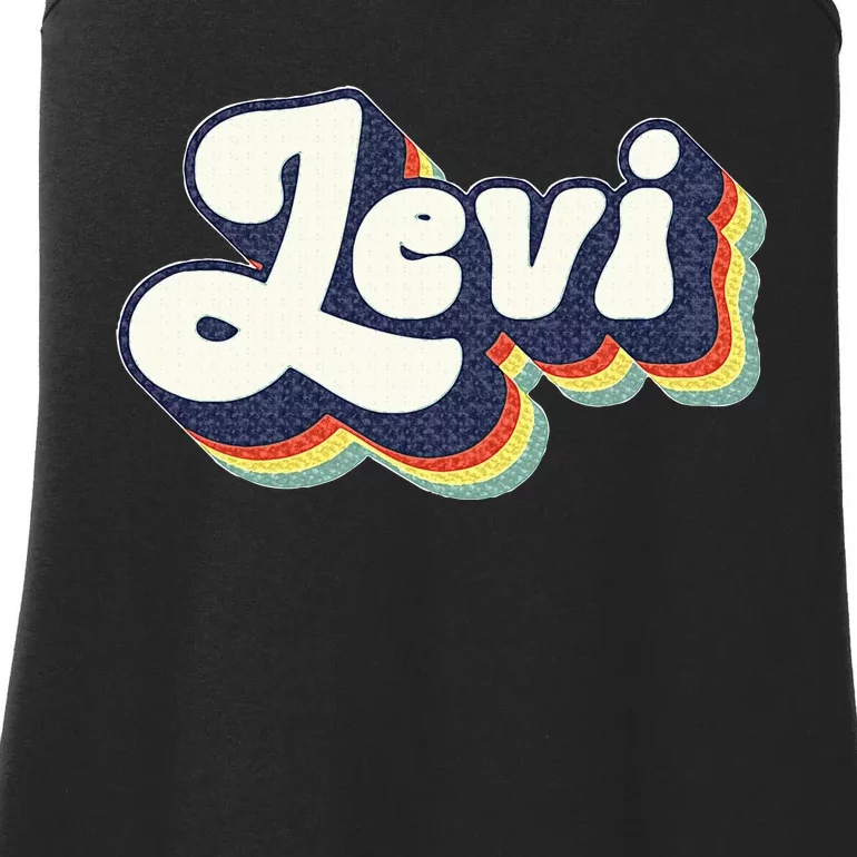 Levi Name Personalized Surname First Name Levi Ladies Essential Tank