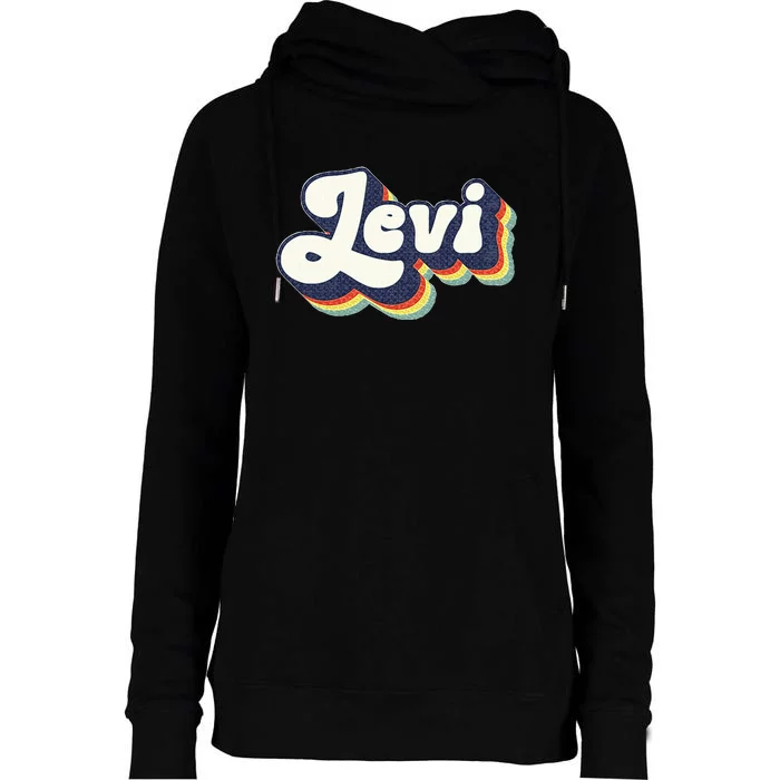 Levi Name Personalized Surname First Name Levi Womens Funnel Neck Pullover Hood