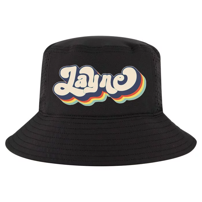 Layne Name Personalized Surname First Name Layne Cool Comfort Performance Bucket Hat