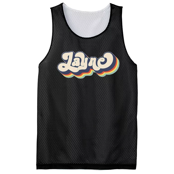 Layne Name Personalized Surname First Name Layne Mesh Reversible Basketball Jersey Tank