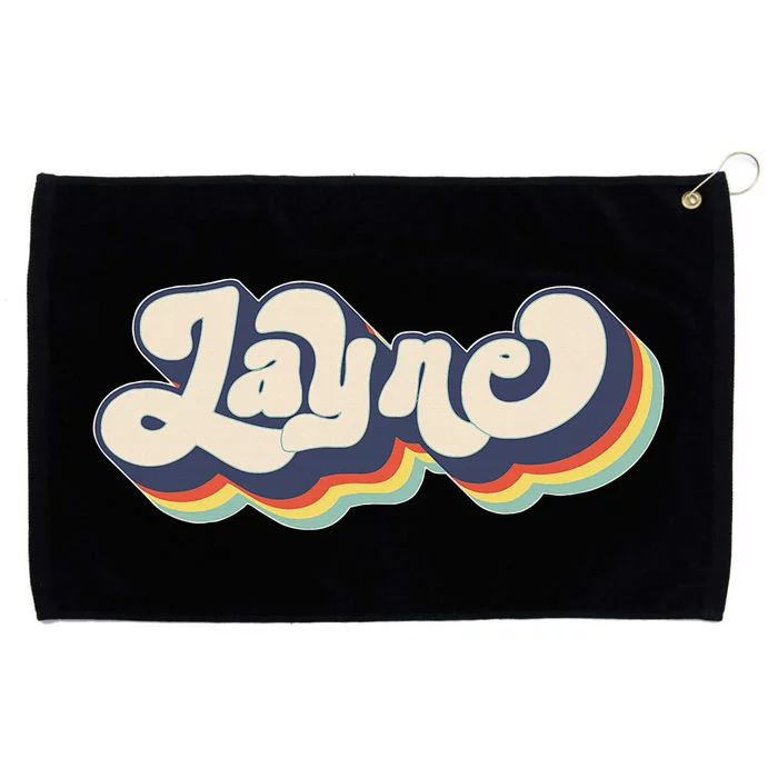 Layne Name Personalized Surname First Name Layne Grommeted Golf Towel