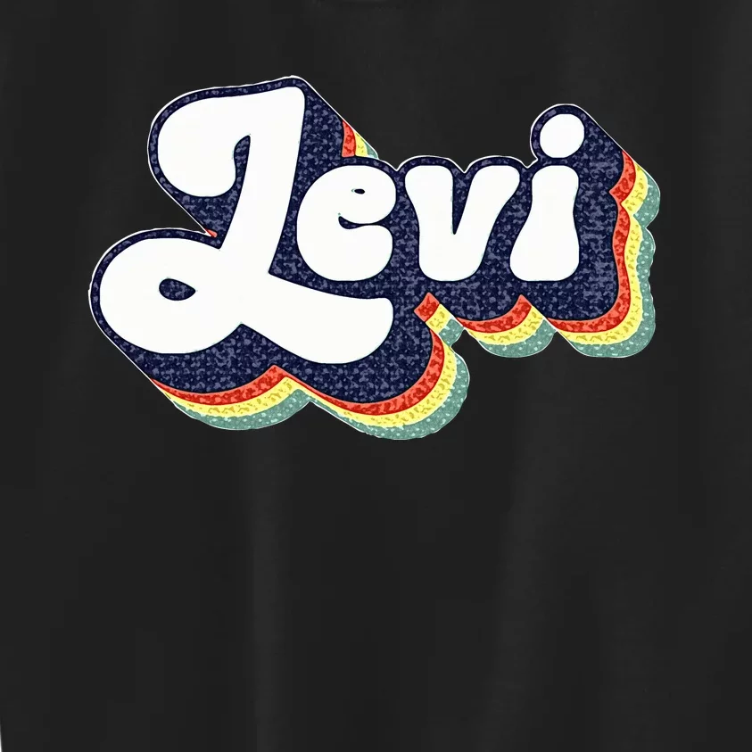 Levi Name Personalized Surname First Name Levi Kids Sweatshirt