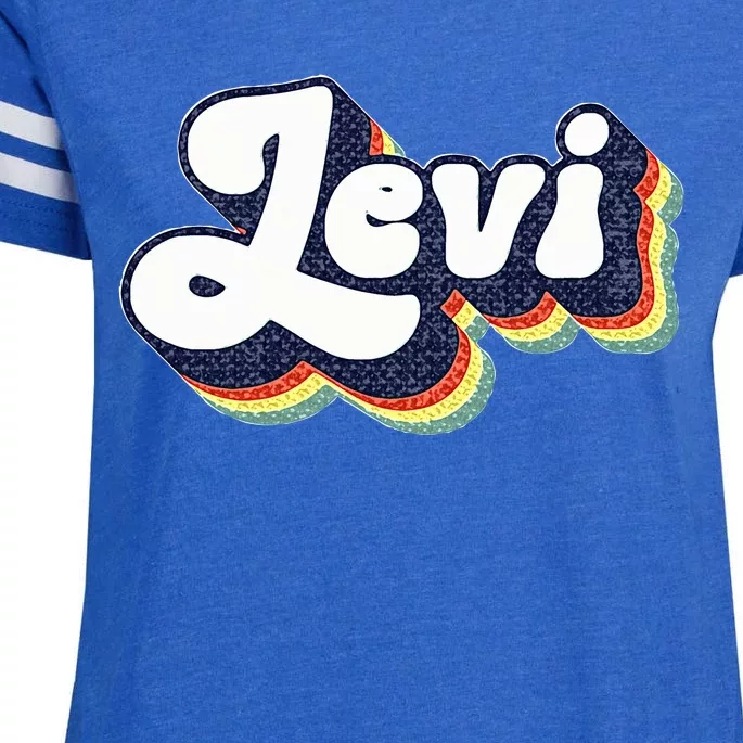 Levi Name Personalized Surname First Name Levi Enza Ladies Jersey Football T-Shirt