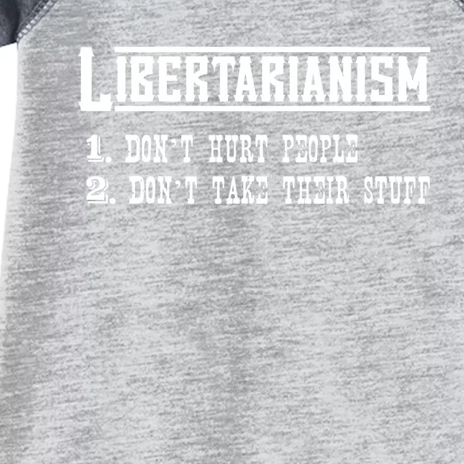 Libertarianism NonAggression Principle Libertarian Ancap Infant Baby Jersey Bodysuit