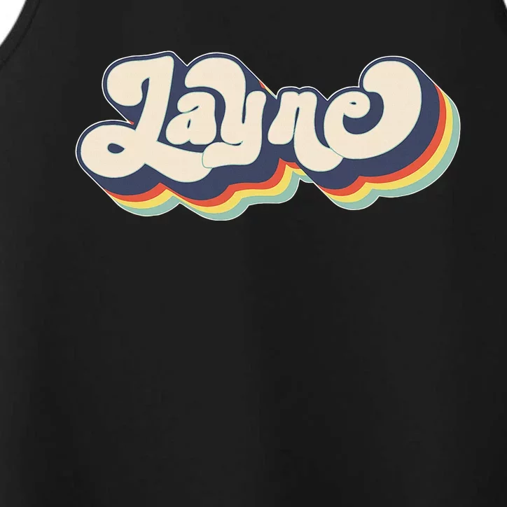 Layne Name Personalized Surname First Name Layne Performance Tank