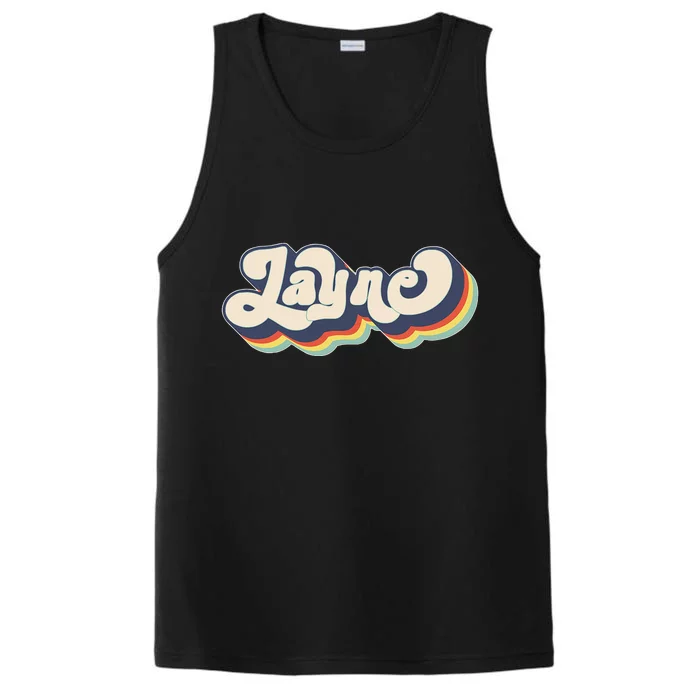 Layne Name Personalized Surname First Name Layne Performance Tank