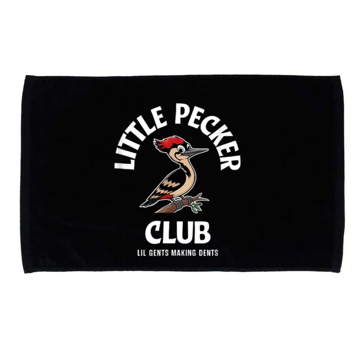 Little Nature Pecker Club Funny Woodpecker Microfiber Hand Towel