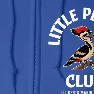 Little Nature Pecker Club Woodpecker Full Zip Hoodie