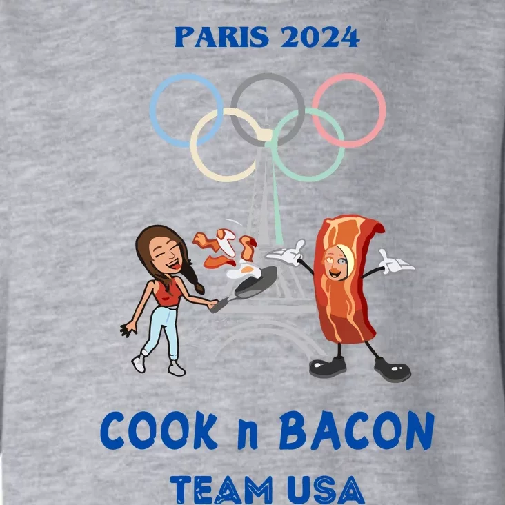 Limited Number1zie Paris 2024 Cook N Bacon Usa Toddler Hoodie