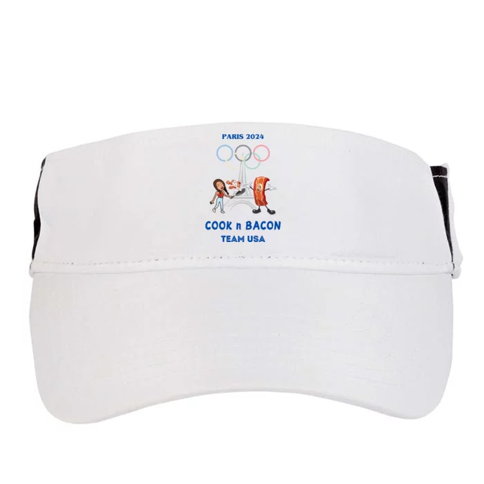 Limited Number1zie Paris 2024 Cook N Bacon Usa Adult Drive Performance Visor