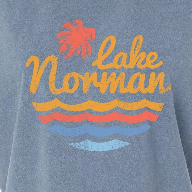 Lake Norman Retro Logo Garment-Dyed Women's Muscle Tee