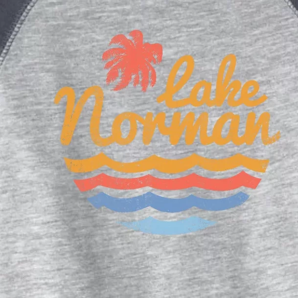 Lake Norman Retro Logo Toddler Fine Jersey T-Shirt