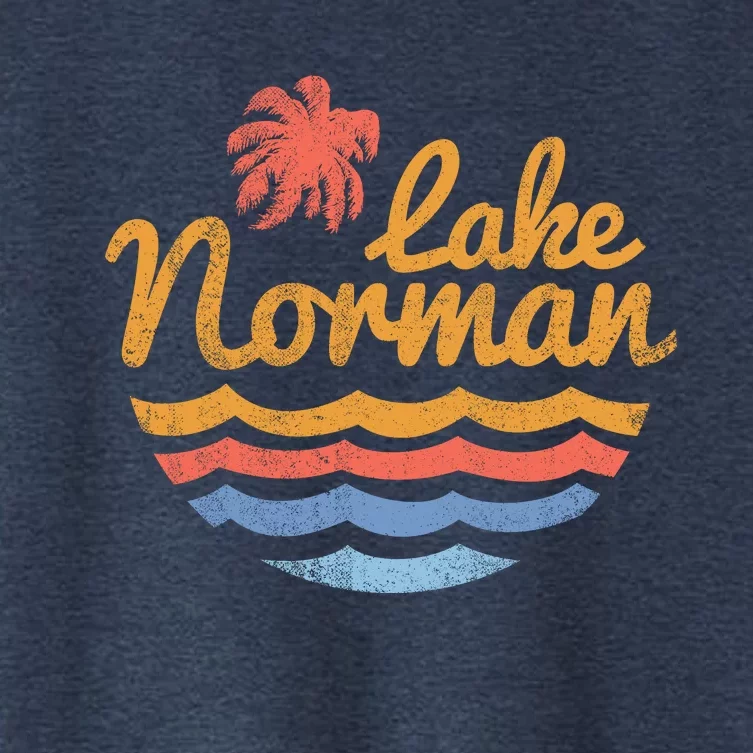 Lake Norman Retro Logo Women's Crop Top Tee