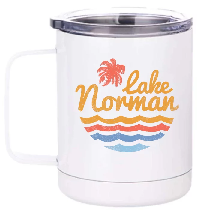 Lake Norman Retro Logo Front & Back 12oz Stainless Steel Tumbler Cup