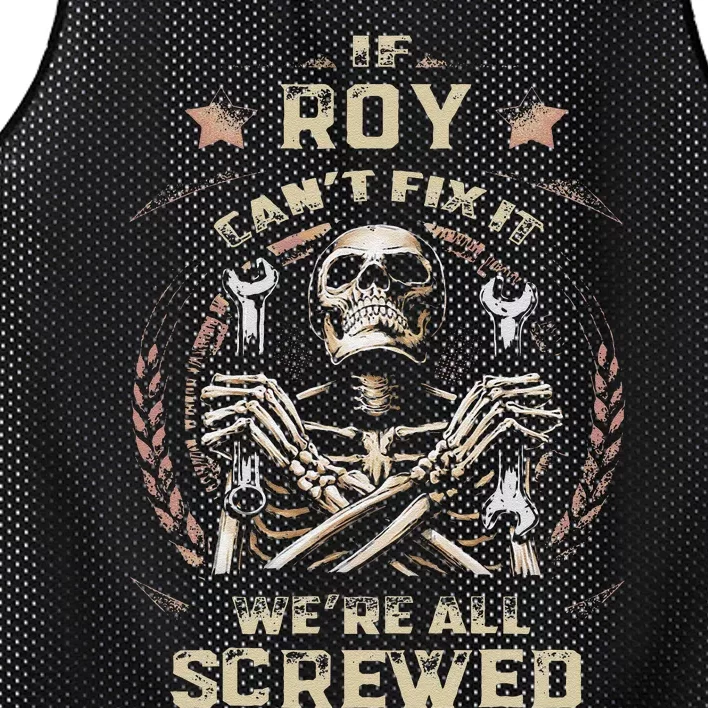 Last Name Roy If Roy CanT Fix It Mesh Reversible Basketball Jersey Tank