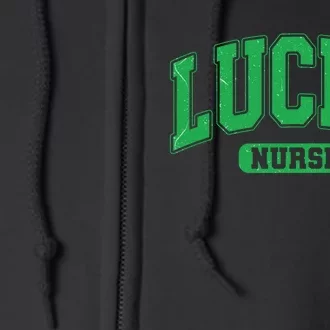 Lucky Nurse St Pattys Day Full Zip Hoodie