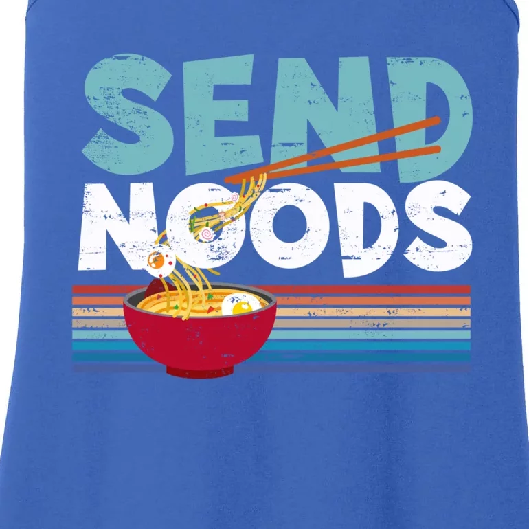 Love Noods Send Noodles Joke Ra Fan Gift Funny Gift Ladies Essential Tank