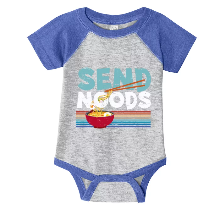 Love Noods Send Noodles Joke Ra Fan Gift Cool Gift Infant Baby Jersey Bodysuit