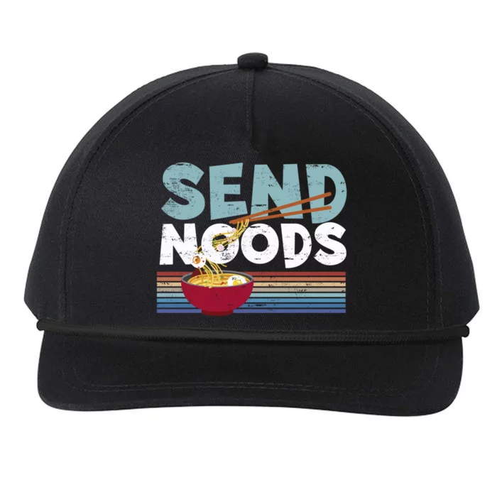 Love Noods Send Noodles Joke Ra Fan Gift Meaningful Gift Snapback Five-Panel Rope Hat