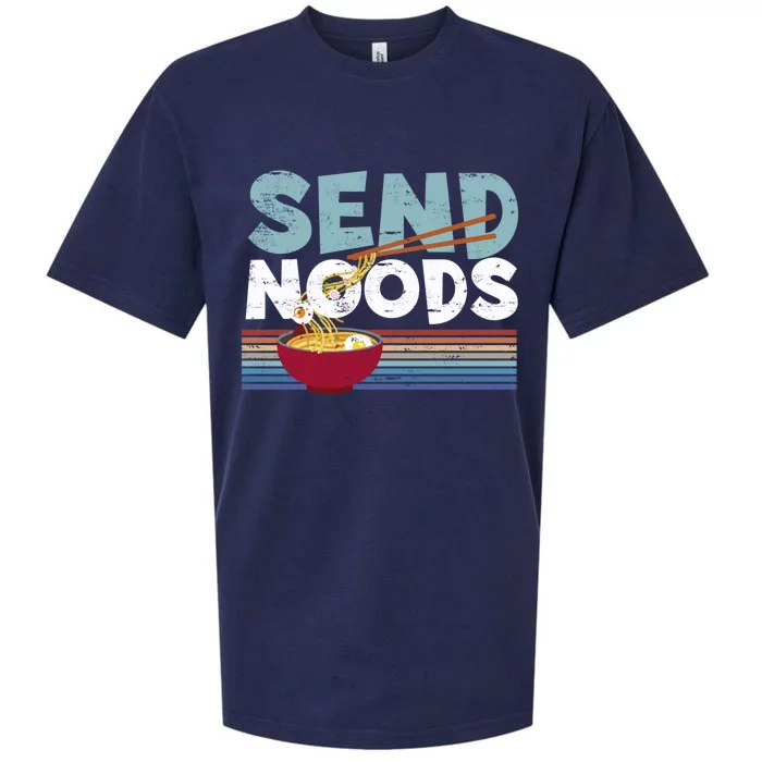 Love Noods Send Noodles Joke Ra Fan Gift Meaningful Gift Sueded Cloud Jersey T-Shirt