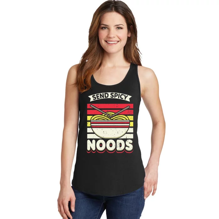 Love Noods Send Noodles Joke Ra Fan Ladies Essential Tank